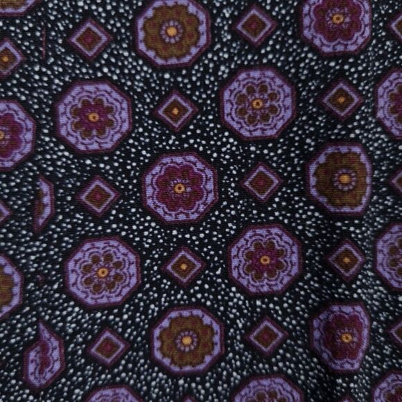 VntgY2K Slip Dress Womens Small Black Purple Rayon Ruffle Strappy Whimsy Goth - Picture 10 of 16